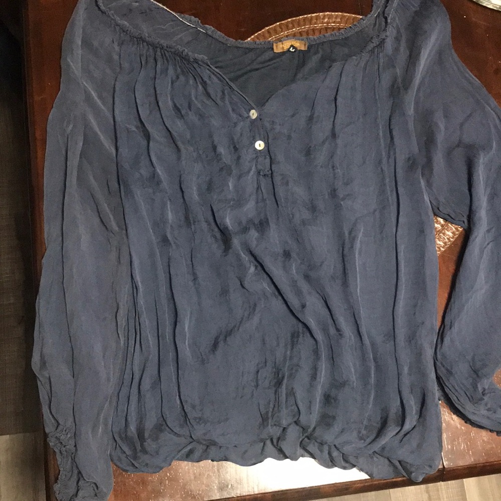 Soft Sheer blue shirt